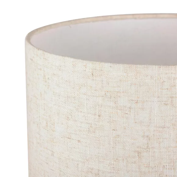 Lámpara de mesa en metal y lino (H45 cm) Calathéa Oro