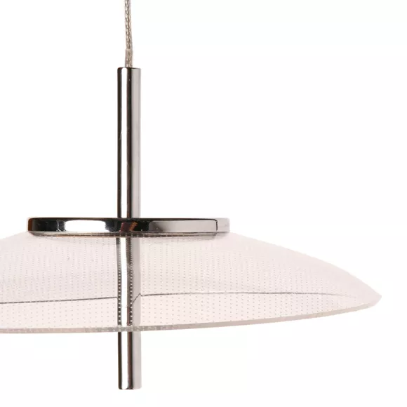 Lámpara de techo de aluminio sesentas LED (D20 cm) UFO Transparente