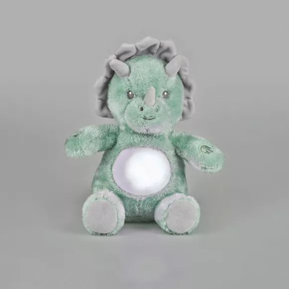 Peluche lámparita y musical bebé Dino Verde