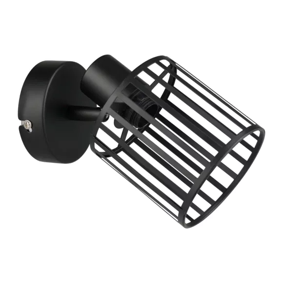 SPOT.1ABJ.MET.ALMA.NOIR Dim : H14.5xP11xL11cm