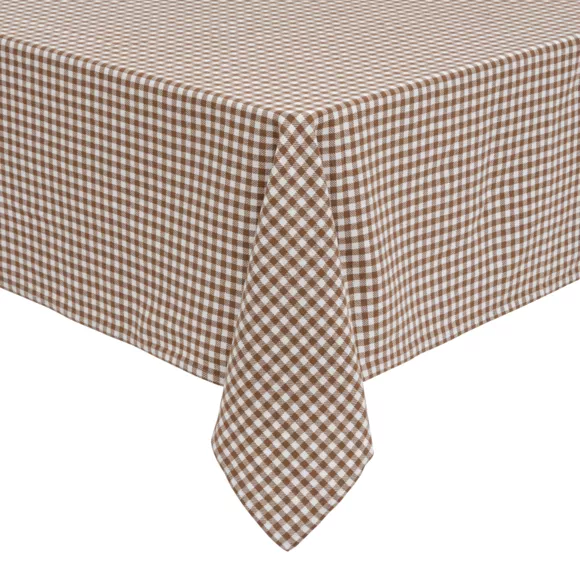 Tovaglia rettangolare cotone (150 x 250 cm) The floreale Marrone