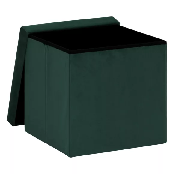 POUF PLI VEL TESS CED L, 38 x P, 38 x H, 38 cm Ambre
