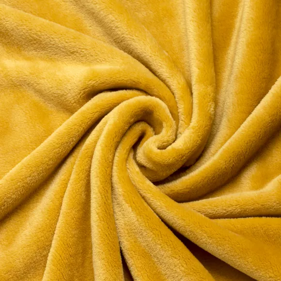 Plaid (230 cm) Tendresse Okergeel