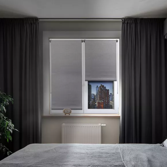 STORE ENROULEUR OCCULTANT TEXTURE 60X90CM - GRIS