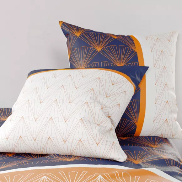 Housse de couette et deux taies coton (260 cm) Toffee Beige 2