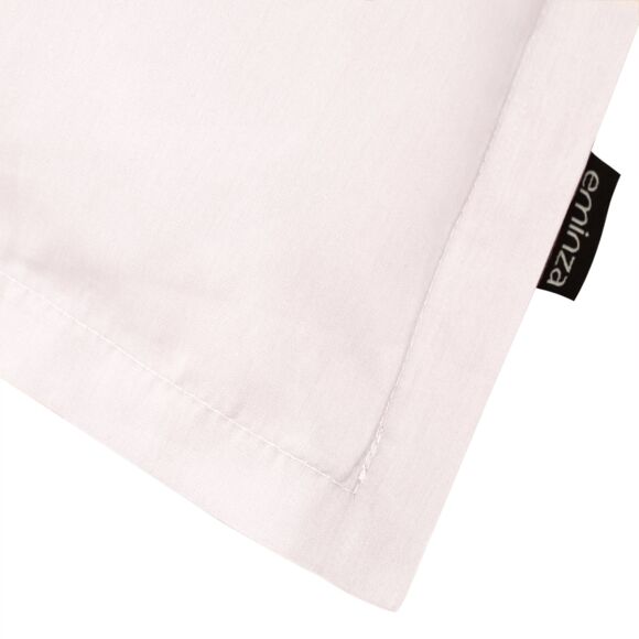 Funda de almohada cuadrada de percal de algodón (80 x 80 cm) Cali Rosa palo