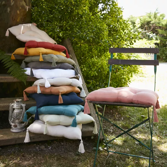 Cuscino per sedia (40 cm) Gaïa Bianco chantilly 2