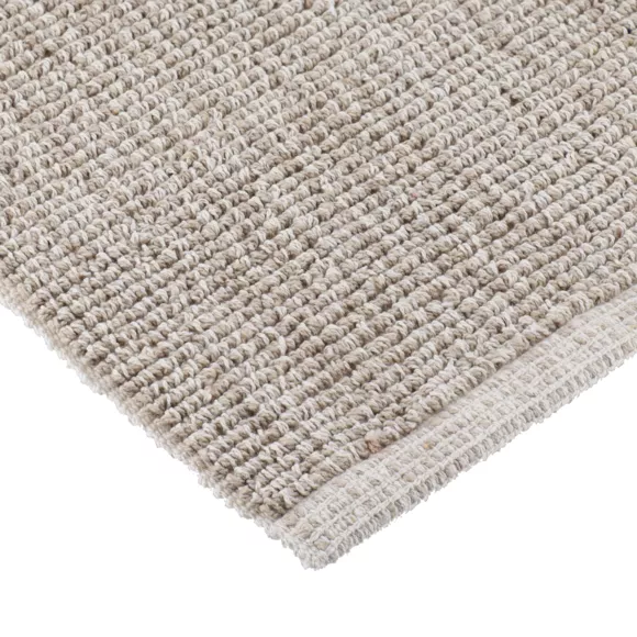 TAPIS EMMA COTON/AUTRES FIBRES 45X90 CM - BEIGE