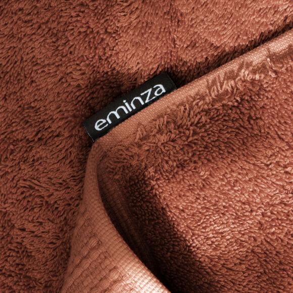 Asciugamano cotone bio (30 x 50 cm) Garance Terracotta 3