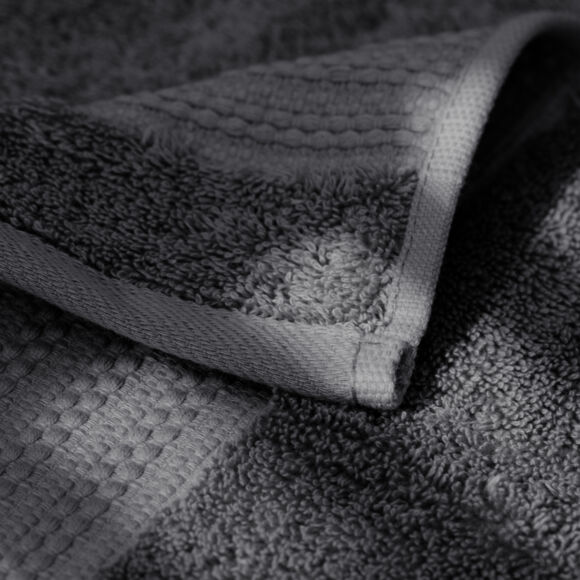Asciugamano cotone bio (70 x 130 cm) Garance Grigio tempesta 2