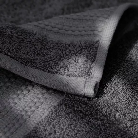 Serviette de bain coton bio (50 x 90 cm) Garance Gris orage 2