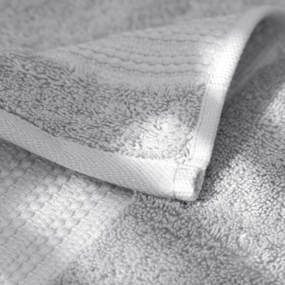 Toalla en algodón orgánico  (30 x 50 cm) Garance Gris nube 2