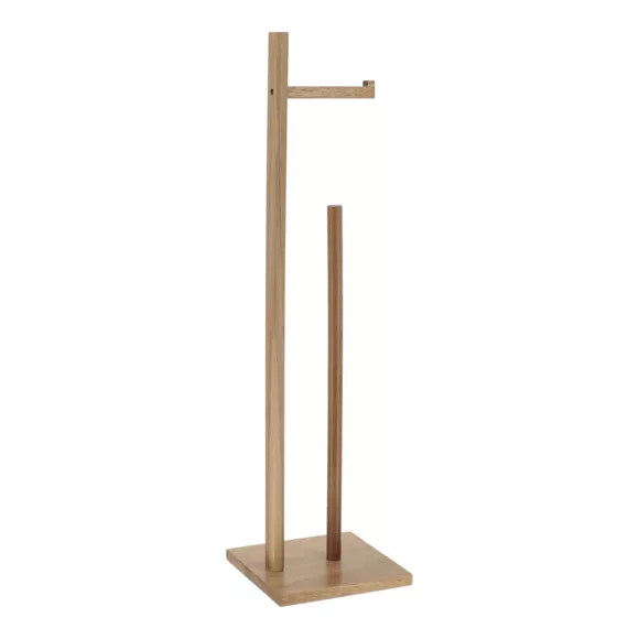 Portarotoli carta igenica con riserva (H71 cm) Bois acacia