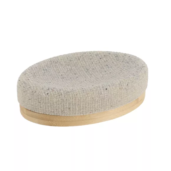 Set de accesorios de baño efecto Malla Beige