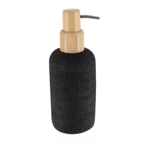 Set de accesorios de baño efecto Malla Negro