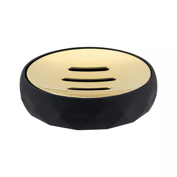 Set di accessori bagno gomma Rubby Nero 