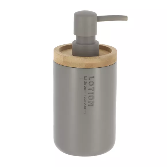 Set di accessori bagno Puro bambù Grigio