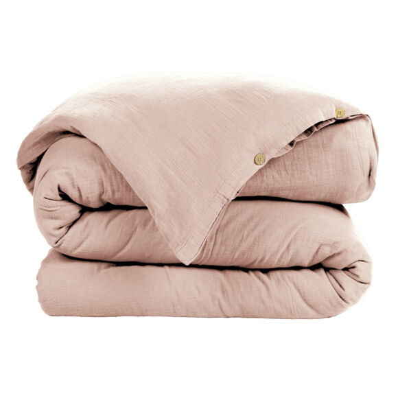 Bettbezug aus Baumwoll-Gaze (200 cm) Gaïa Puderrosa 2