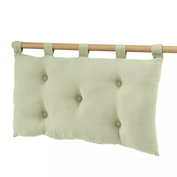 Cabecero en gasa de algodón (80 cm) Gaïa Verde tilo