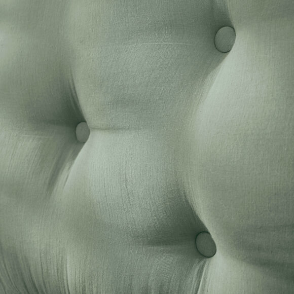 Tête de lit gaze de coton (80 x 50 cm) Gaïa Vert eucalyptus