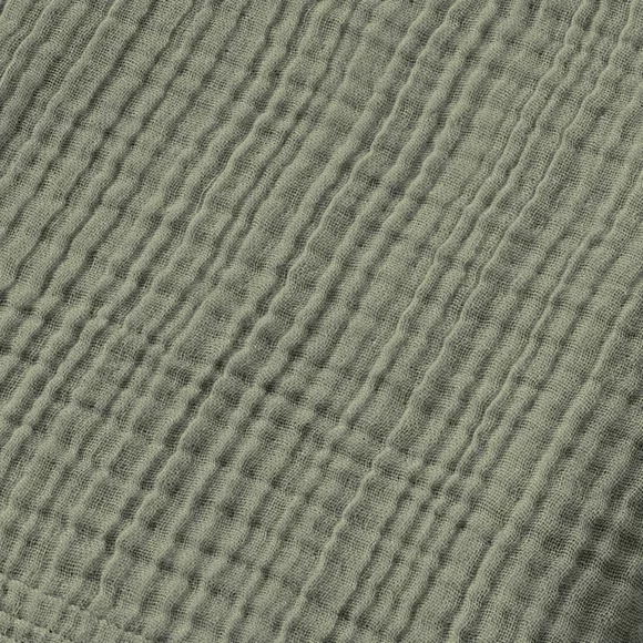 Bademantel aus Baumwoll-Gaze L/XL Gaïa Rosmaringrün
