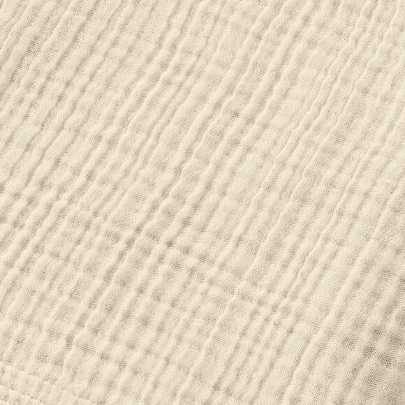 Toalla de baño en gasa de algodón (90 x 150 cm) Gaïa Beige pampa