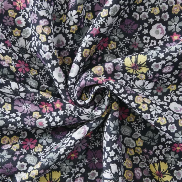 Taie d'oreiller carrée gaze de coton (60 x 60 cm) Elya Violet