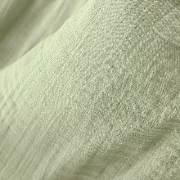 Lenzuolo con angoli garza di cotone (90 cm) Gaïa Verde tiglio 2