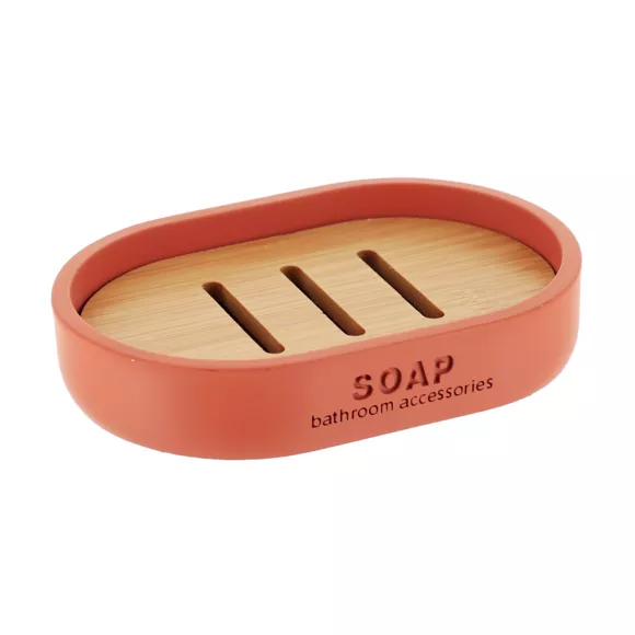 Set de accesorios de baño Purebamboo Terracota