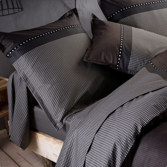 Bettbezug aus Baumwoll-Satin (200 cm) Enzo Schwarz