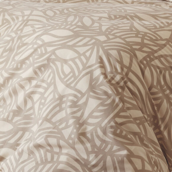 Funda nórdica en algodón lavado (300 x 240 cm) Séréna Beige