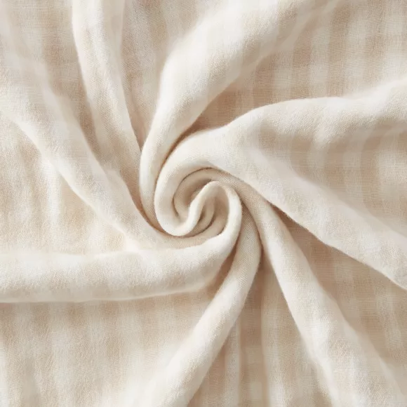 2er Set Handtücher Baumwoll-Gaze (50 x 70 cm) Vickie Beige