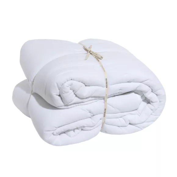 EM -  couvre lit  260 x 240 cm Gaze de coton unie GAìA Chantilly