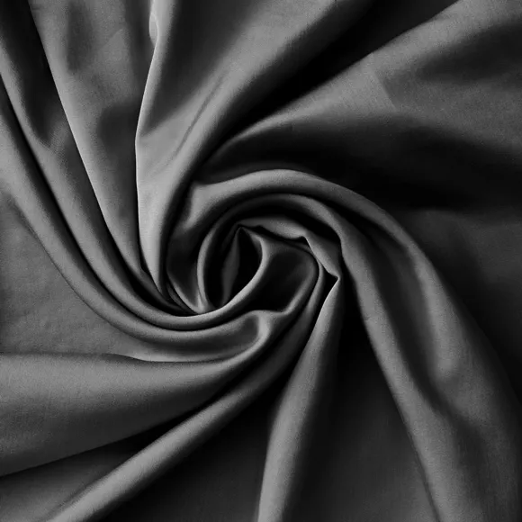 Funda Nórdica en satén de bambú (240 x 220 cm) Salomé Negro