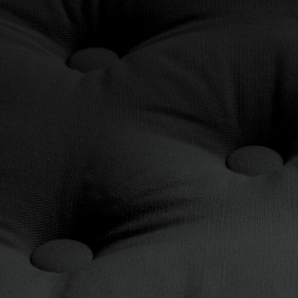 Coussin de sol coton (50 x 50 cm) Pixel Noir