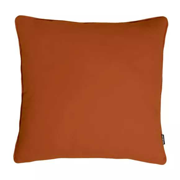Cuscino quadrato in cotone (60 x 60 cm) Pixel Terracotta