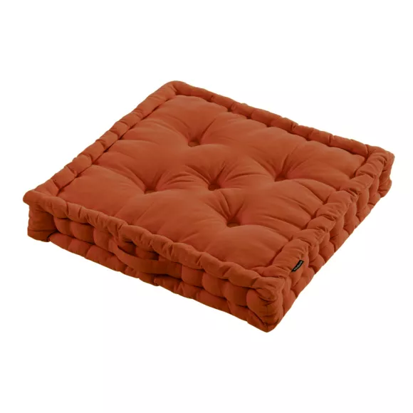 Cojín de suelo (60 x alt.10 cm) Pixel Terracota 5