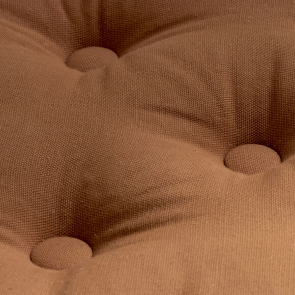 Coussin de sol coton (60 x 60 cm) Pixel Camel