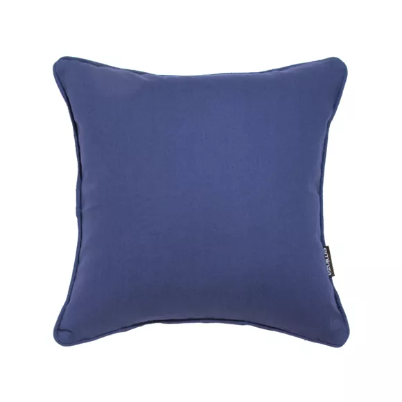Coussin carré coton (40 x 40 cm) Pixel Bleu marine