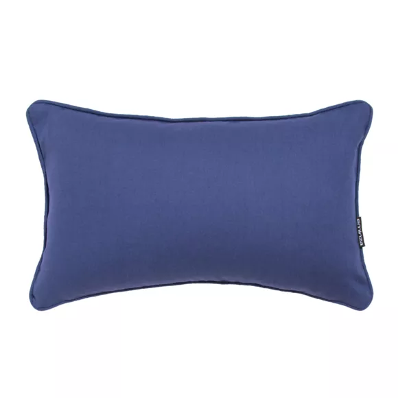 Cuscino rettangolare in cotone (30 x 50 cm) Pixel Blu marino