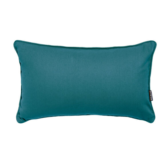 Coussin rectangulaire coton (30 x 50 cm) Pixel Bleu canard