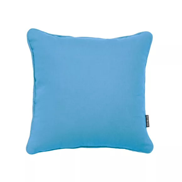 Cuscino quadrato in cotone (40 x 40 cm) Pixel Blu turchese