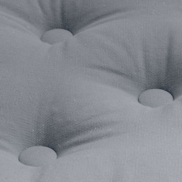 Cojín de suelo en algodón (50 x 50 cm) Pixel Gris