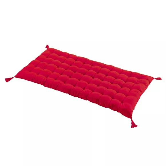 Colchoneta para el suelo (L120 cm) Pixel Rojo cereza 4