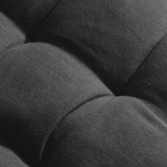 Colchoneta de suelo en algodón (120 x 60 cm) Pixel Gris antracita