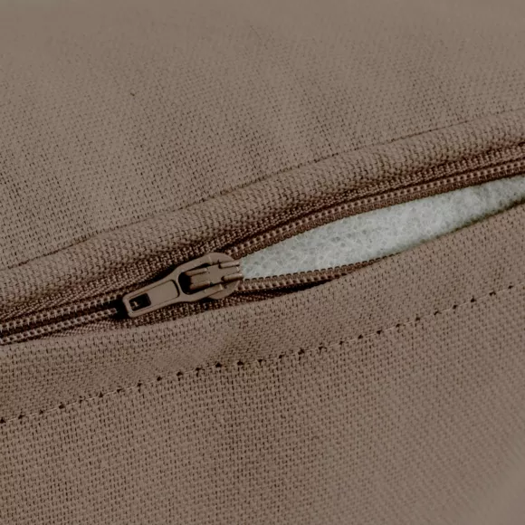 Cuscino quadrato in cotone (40 x 40 cm) Pixel Taupe