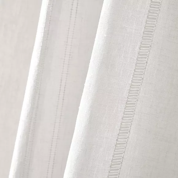 Visillo con ojales (140 x 280 cm) Leontina Blanco
