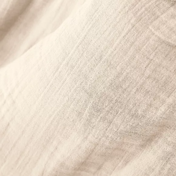 Tenda in  garza di cotone a passanti nascosti (180 x 240 cm) Gaïa Beige pampa