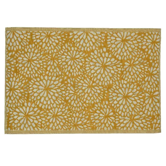 Tapis d'extérieur rectangulaire (120 x 180 cm) Stessy Jaune