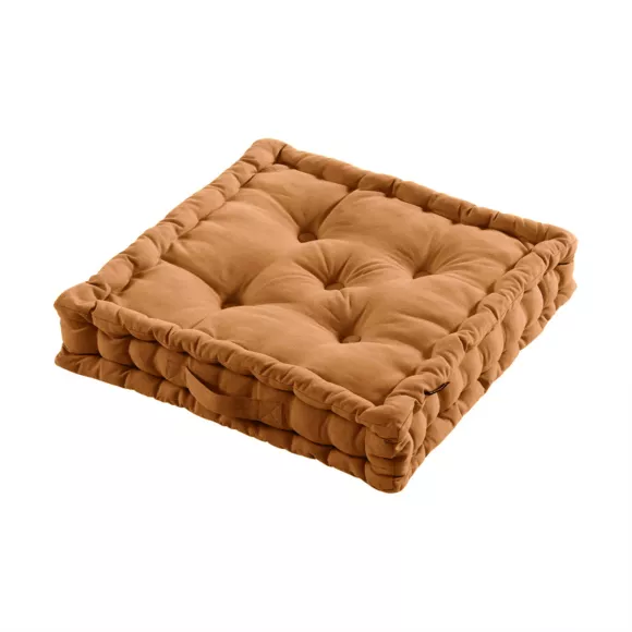 Coussin de sol coton (50 x 50 cm) Pixel Camel